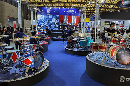Oct. 2020 KINGZBEAT drums debuts in Shanghai